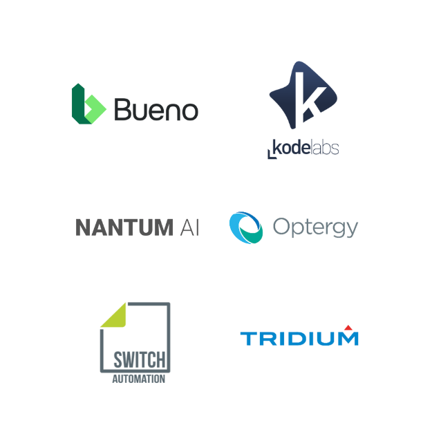 example energy logos on white